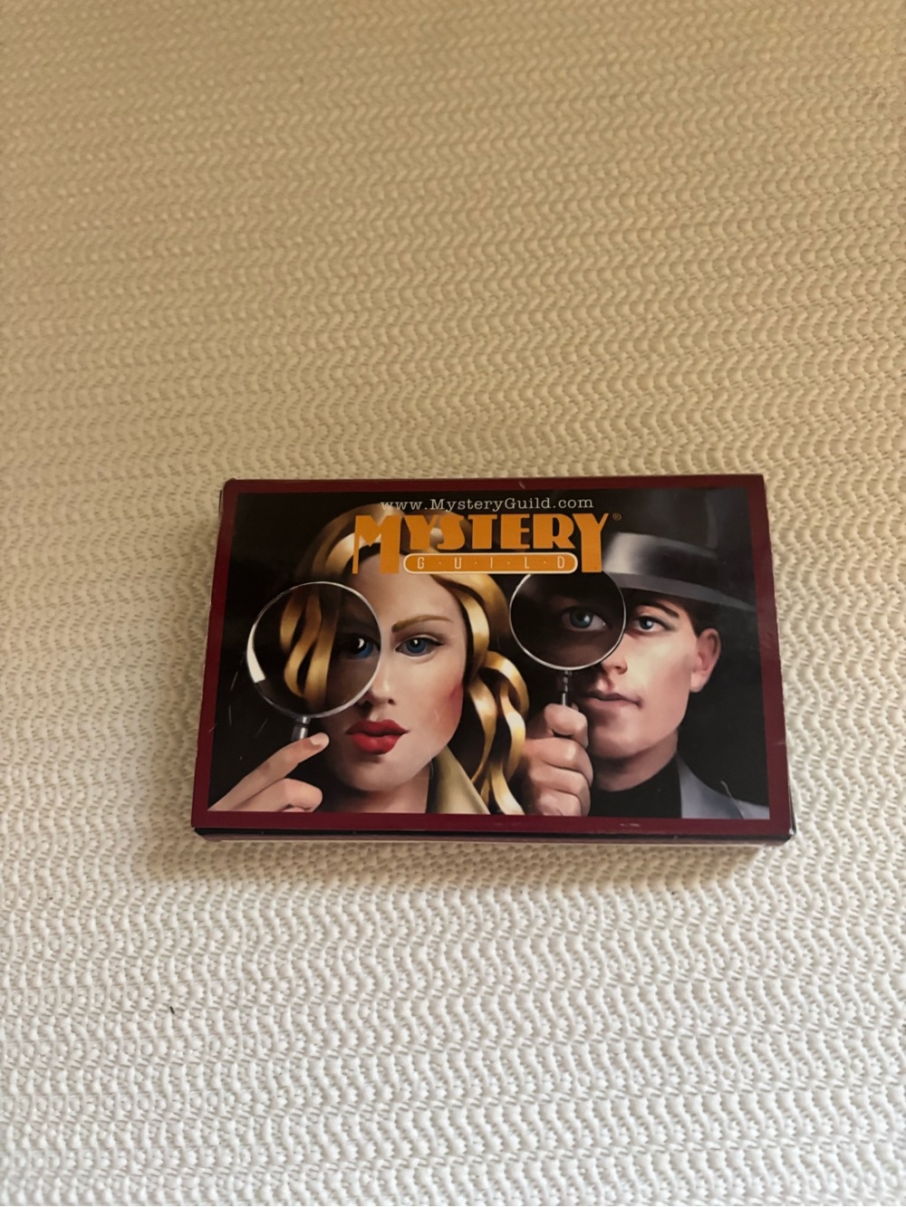 Mystery Guild Detective Artwork Box - Red Trim